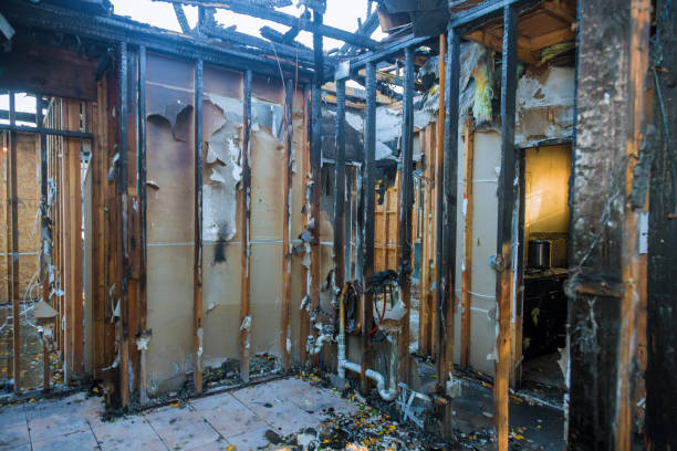Professional Fire Damage Assessment technician working in Mora, MN